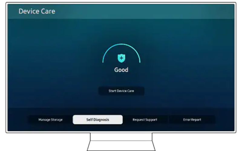 Chọn Self Diagnosis - Tự chẩn đoán