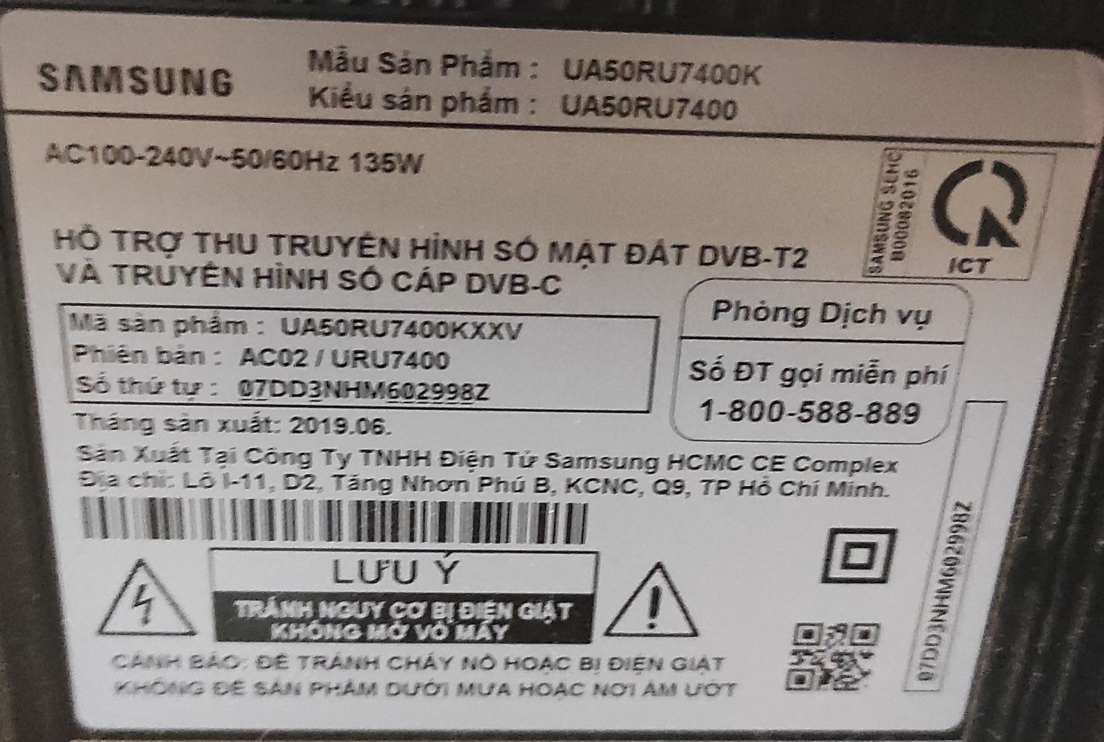 thay màn hình tivi samsung bị vỡ giá bao nhiêu?